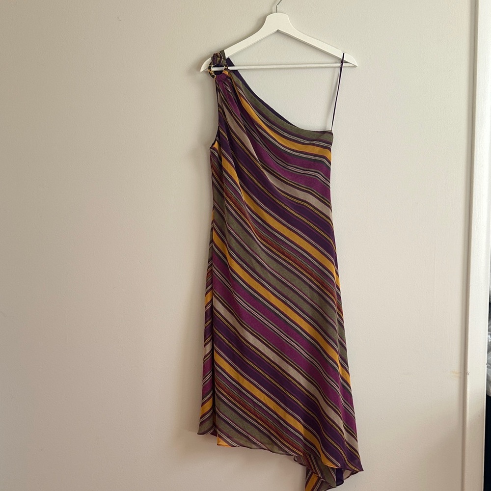 Ralph Lauren Multicolor Asymmetrical Dress